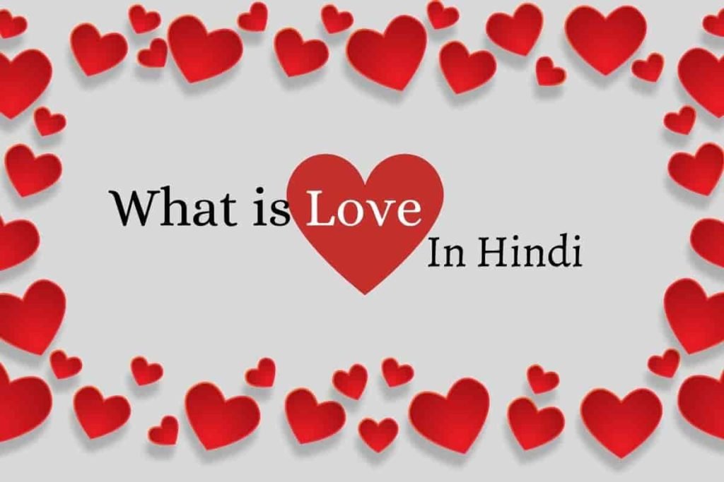 what is love in hindi